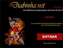 Tablet Screenshot of diabinha.net